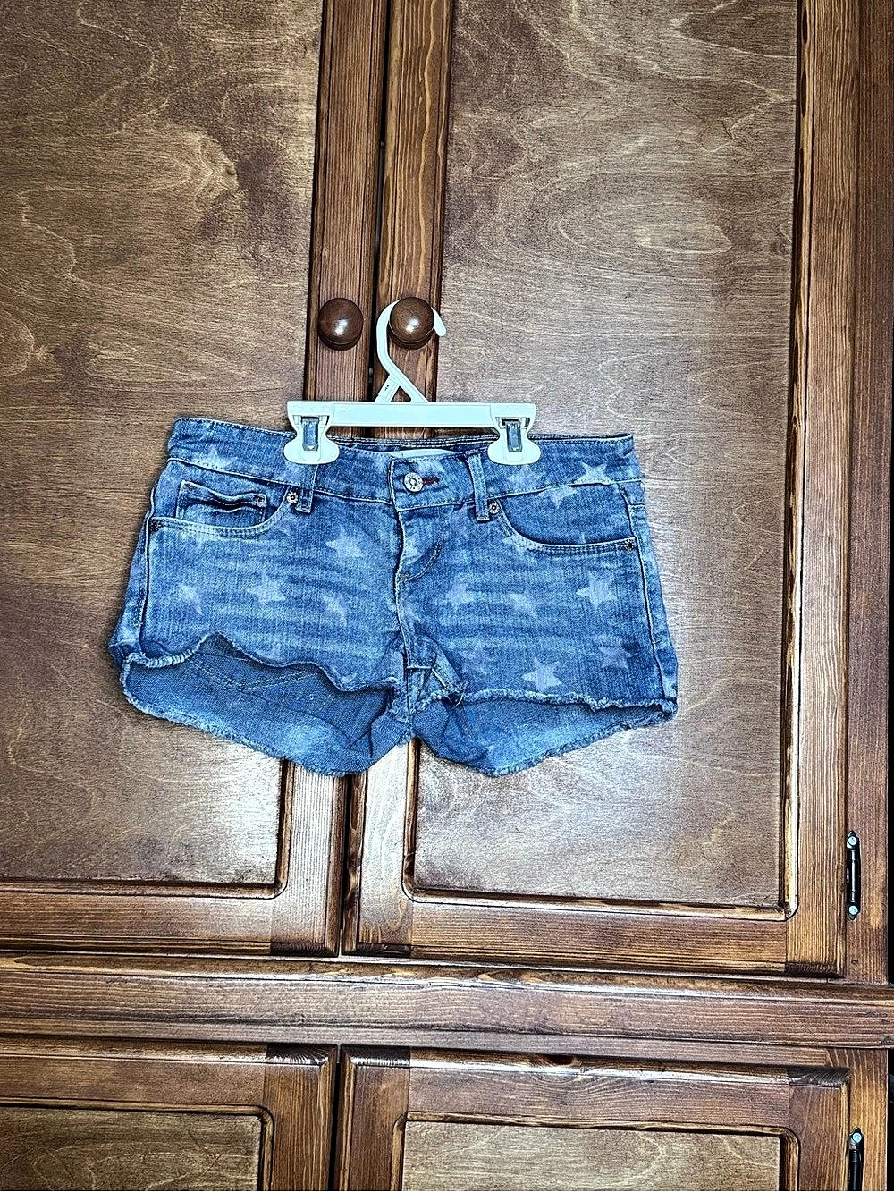 Levi's Shorty Short Girls Size 3 Blue Denim Shorts
